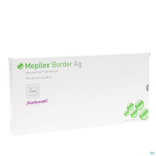 Mepilex Border Ag 10X20Cm 395800 5 St