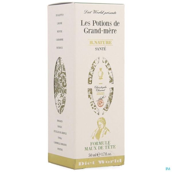 Les Potions Grand Mere Hoofdpijn Spray 50 Ml