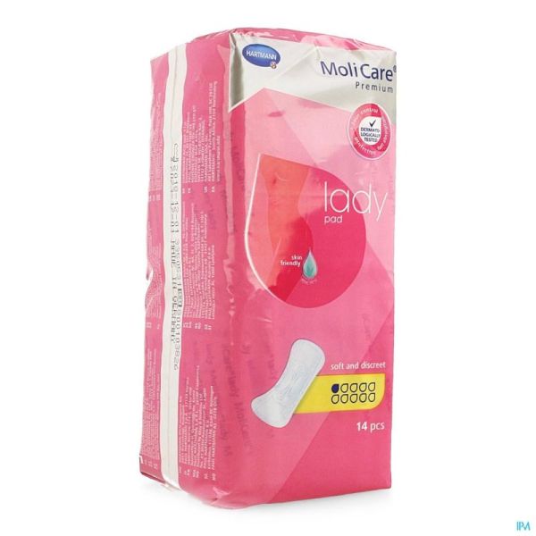 Molicare Premium Lady Pad 1 Drop 22x10cm 14