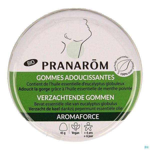 Pranarom Aromaforce Bio Gom Keel Eucalyptus 45 St