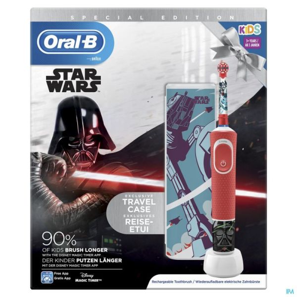 Oral B Tandb Elektr D100 Star Wars +Gr Travelcase