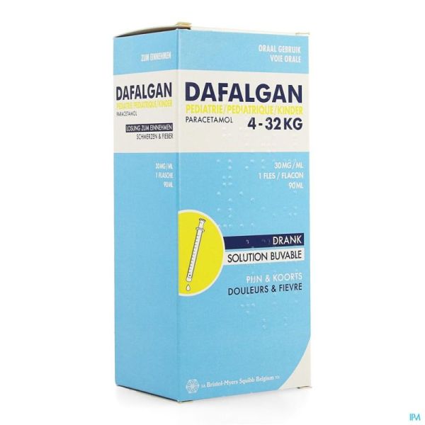 Dafalgan Pediatrie 30mg/ml Sirop Fl 90ml