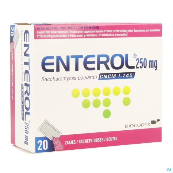 Enterol 250 Mg Pulv Sach 20