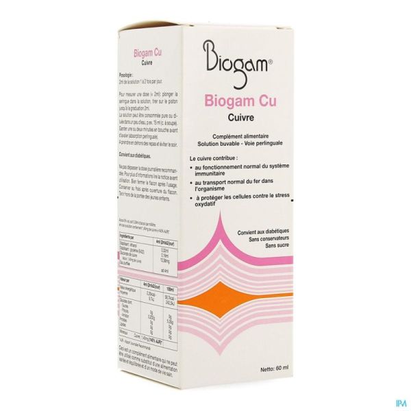 Biogam Cu Fl 60ml
