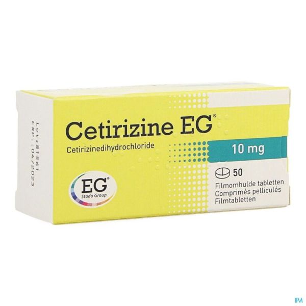 Cetirizine Eg Comp 50 X 10 Mg