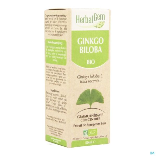 Herbalgem Ginkgo Biloba Macerat 50ml