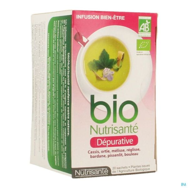 Thee Infus Bio Zuiverend Nutrisante 20 Zak