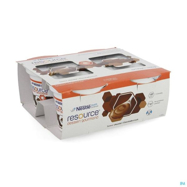 Resource Dessert Gourmand Chocolade 4X125 G