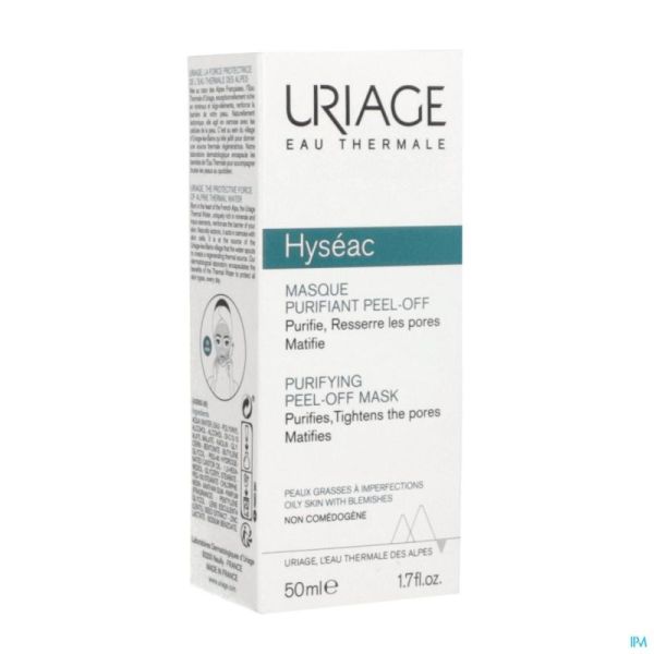 Uriage Hyseac Zuiverende Peel-Off Masker 50 Ml