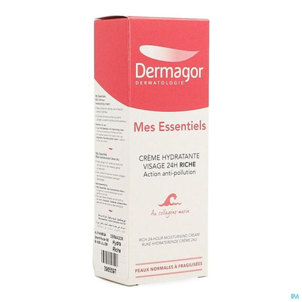 Dermagor Essentiele Rijke Hydra Crem 24U 40 Ml