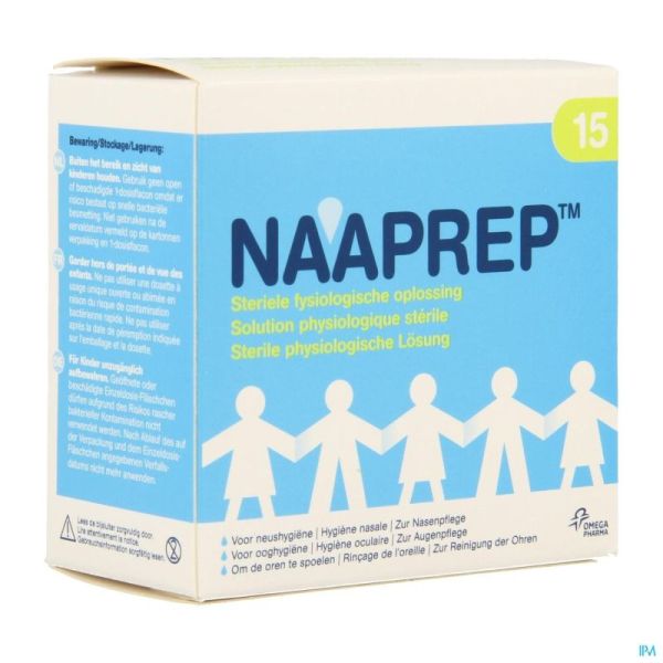 Naaprep Fysiol Serum 15 Flac 5 Ml