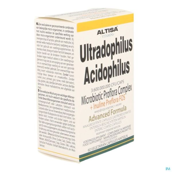 Altisa Ultradophilus Acido + Inuline Adv 60 Caps