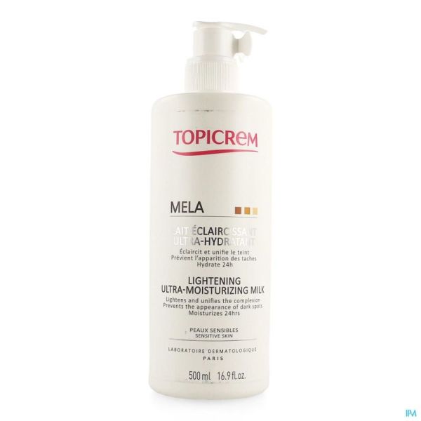 Topicrem Mela Ultra-Hydra Blekende Melk 500 Ml