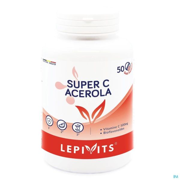 Lepivits Acerola Super C 50 Tabl 500 Mg