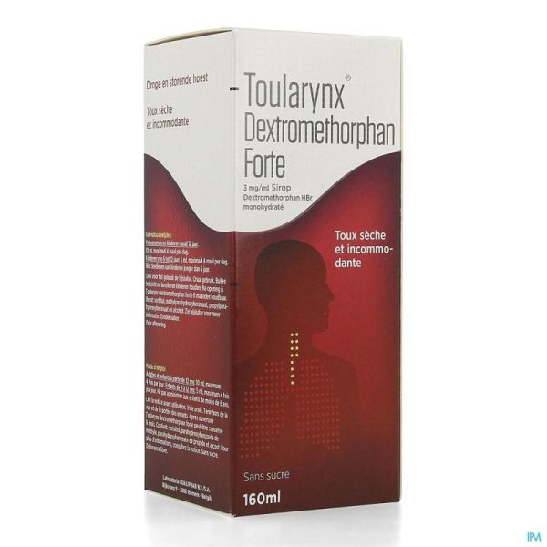 Toularynx Dextromethorphan Forte 3mg/ml Sir. 160ml