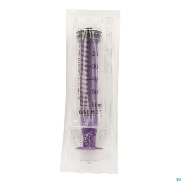 Flocare Enfit Spuit Dash3 Ecc Tip 124823 60 Ml 1 S