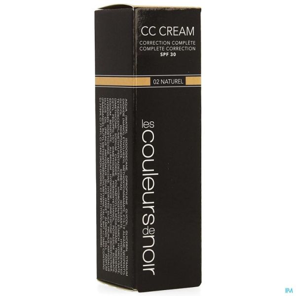 Les Couleurs De Noir Cc Cream Ip30 02 Naturel 30ml