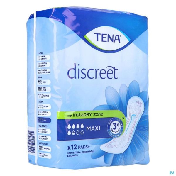 Tena Discreet Maxi 760977 12 St