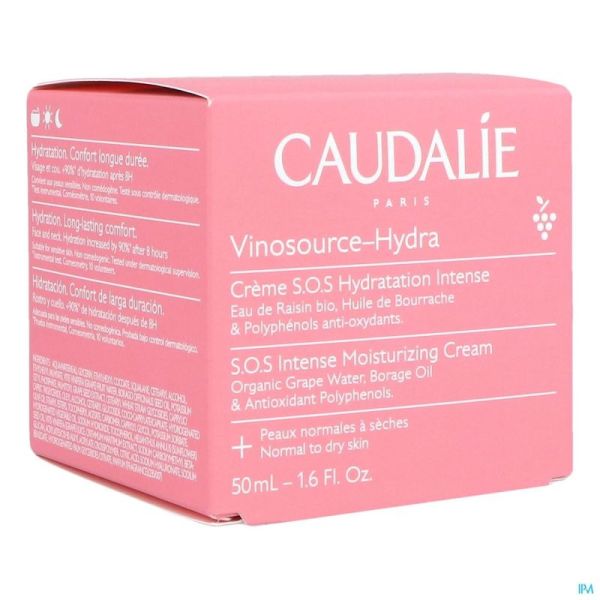 Caudalie Vinosource Hydra Cr Sos 50Ml