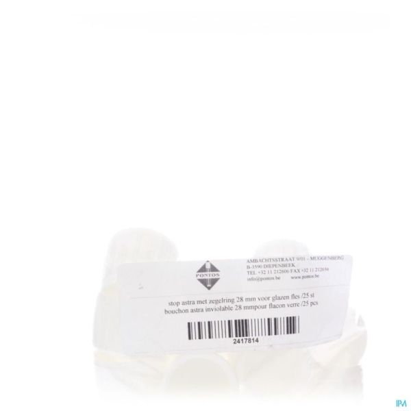 Stop Astra Vr Flac Glas Pontos 25 St