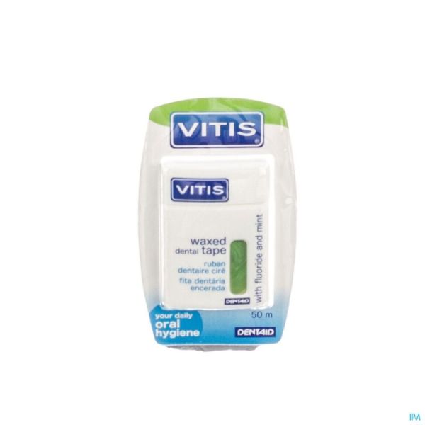 Vitis Tape Waxed Fluor Mint 50m 1502