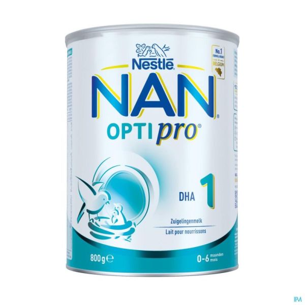 Nan Optipro 1 0-6m Lait Pdr 800g