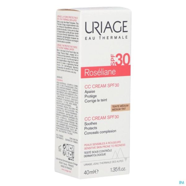 Uriage Roseliane Cc Crem Spf30 40 Ml