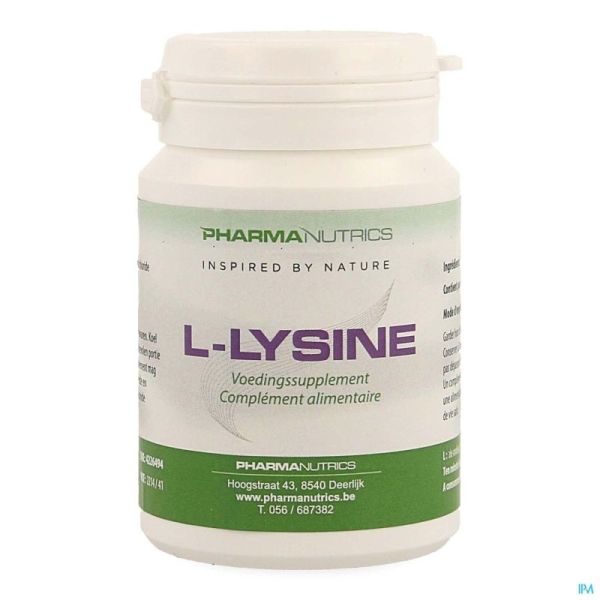 L-Lysine Pharmanutrics 60 V-Caps
