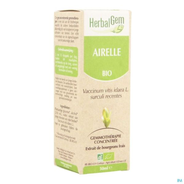 Herbalgem Rode Bosbes Maceraat Bio 50 Ml