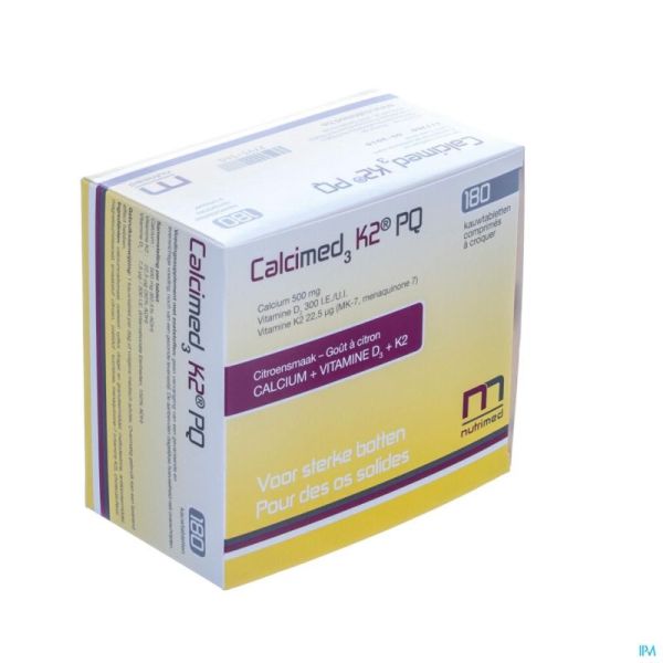 Calcimed K2 Pq 180 Kauwtabl