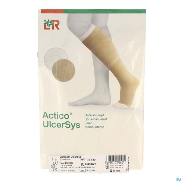 Actico Ulcersys Liner M 38-42Cm Wit 32532 3 St