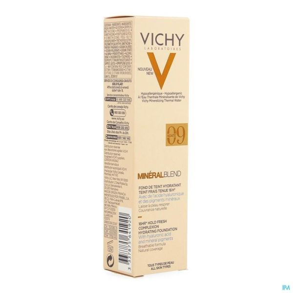 Vichy Mineralblend Fdt Agate 09 30ml