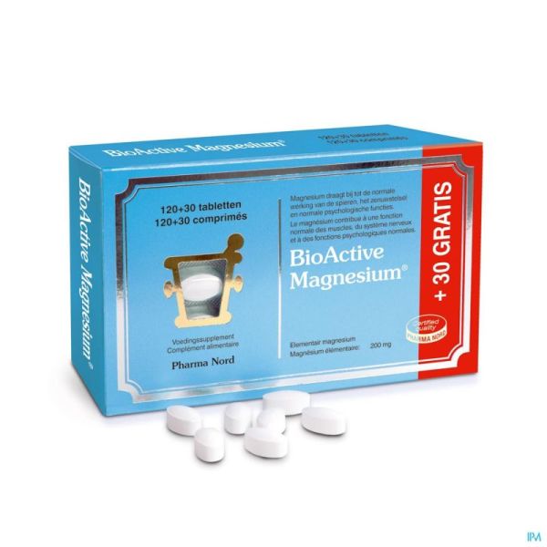 Bio Active Magnesium 120+30 Tabl