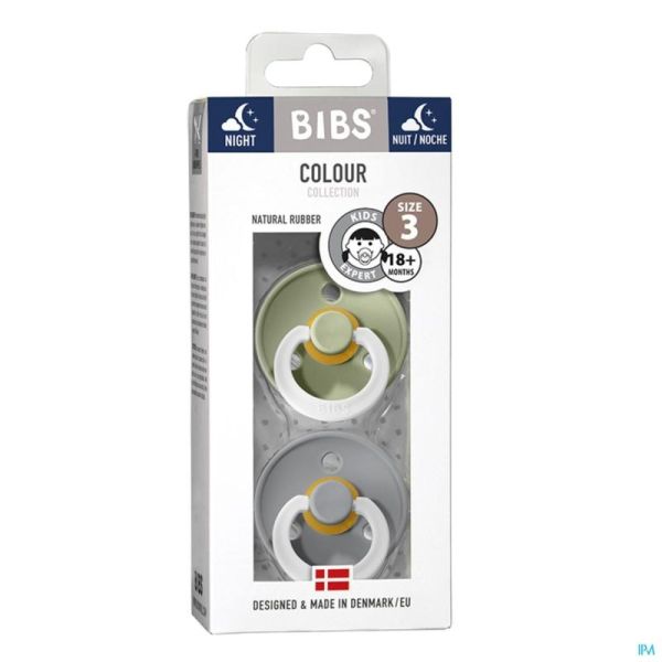 Bibs 3 Glow Dark Sage / Cloud 2 St