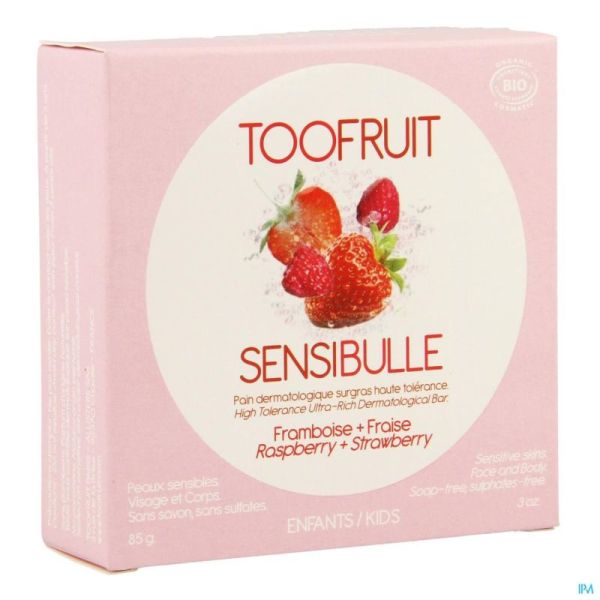 Toofruit Sensibulle Zeep Framb/Aardbei 85 G