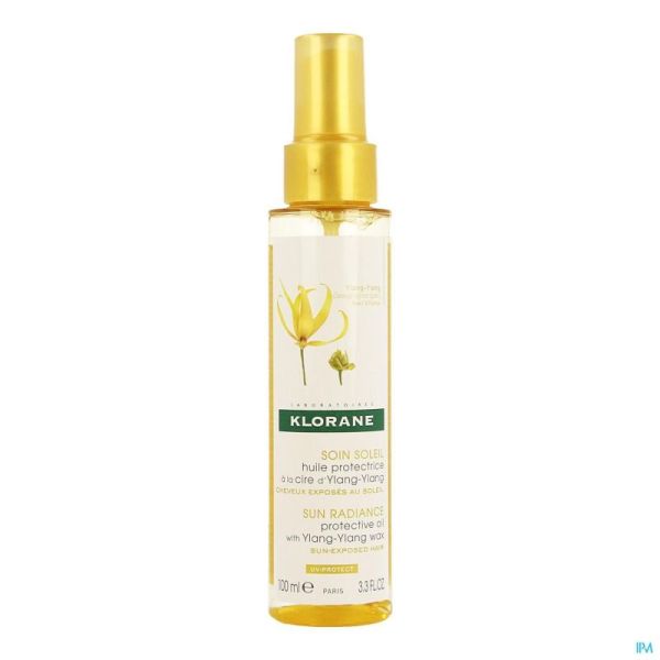 Klorane Olie Ylang Ylang Zonnegloed 100 Ml