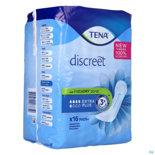 Tena Discreet Extra Plus 761660 16 St