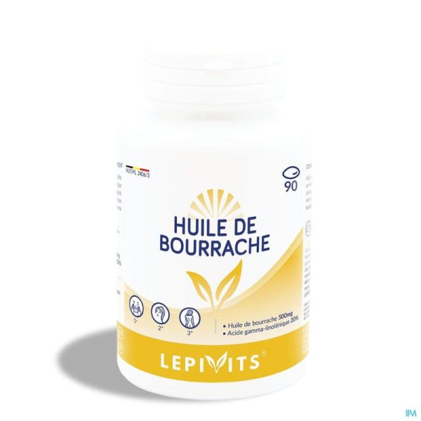 Lepivits Huile De Bourrache Caps 90