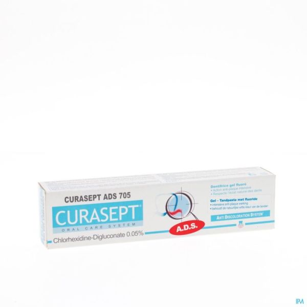 Curasept 0,05 % Gel Tandp Ads705 75 Ml