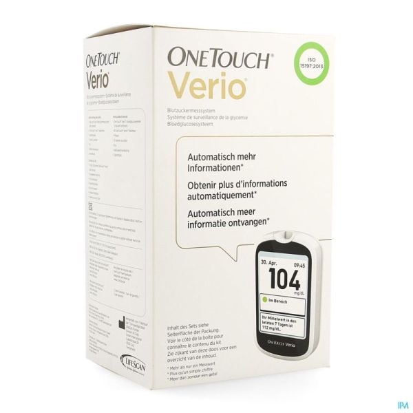 Onetouch Verio Systeme Surveillance Glycemie