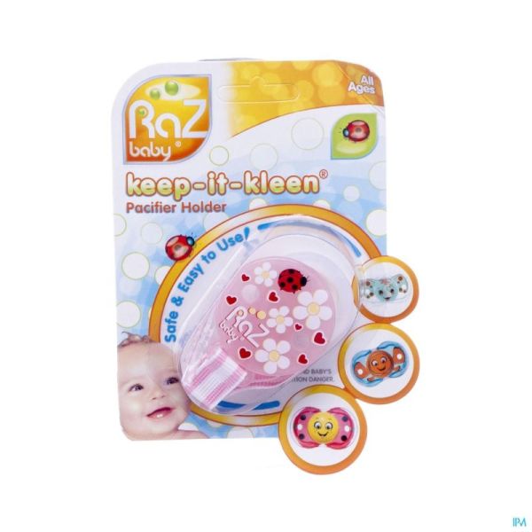 Raz Baby Fopsp Houder Pink 1 St