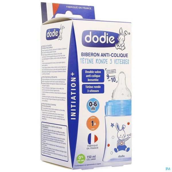 Dodie Zuigfl Intitatie+ Blauwe Boot 150 Ml Nm