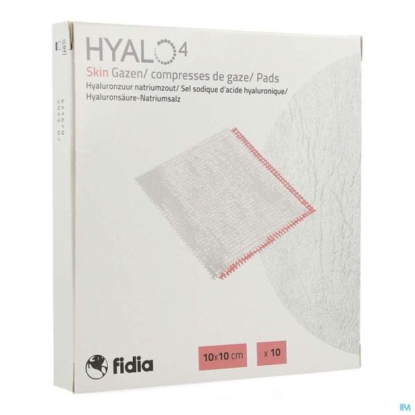 Hyalo 4 Skin Gazen 10X10 Cm 10 St