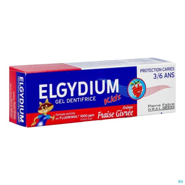 Elgydium Kids Bevroren Aardbei Tandpasta 50 Ml