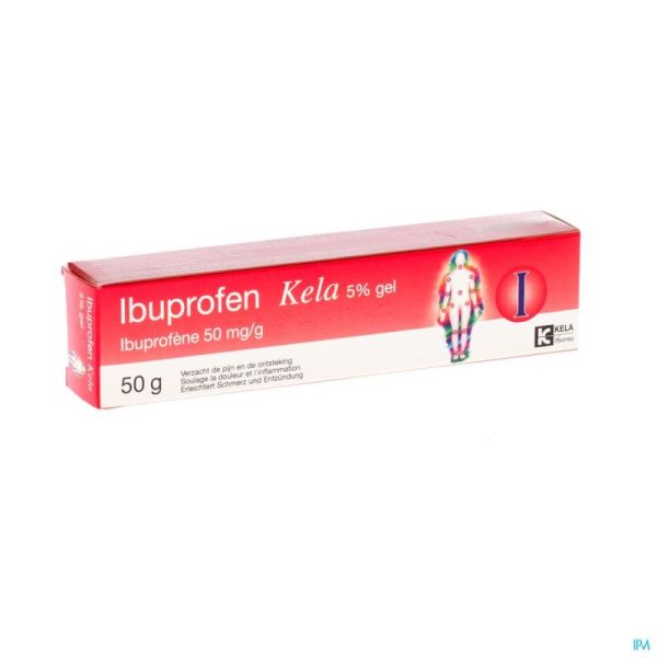 Ibuprofen Kela 5 % Gel 50 G