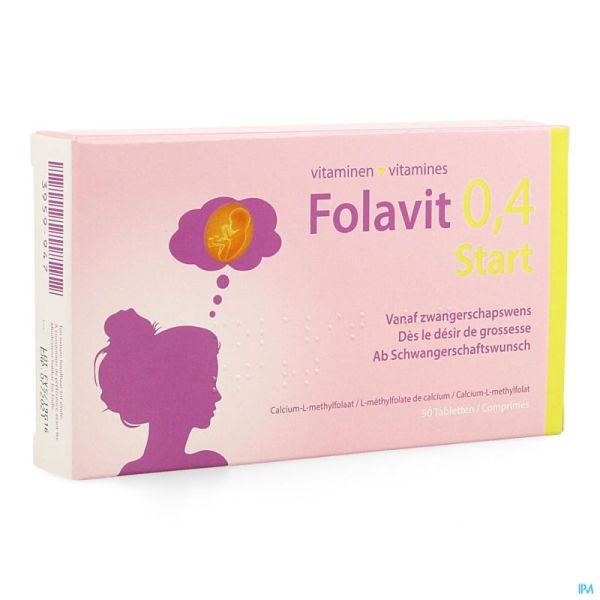 Folavit 0,4mg Start Comp 90