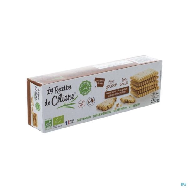 Celiane Zandkoekje Natuur Bio 150 G