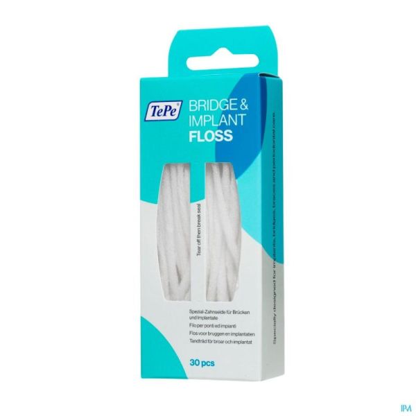 Tepe Bridge & Implant Floss 672250 30 St