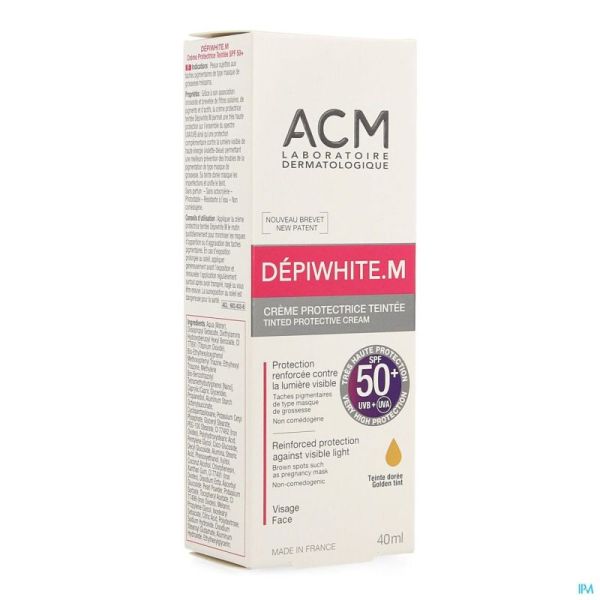 Depiwhite M Crem Bescherm Getint Spf50+ 40 Ml