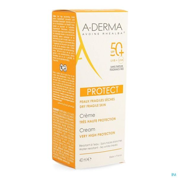 Aderma Zon Protect Creme Z P Spf50+ 40 Ml